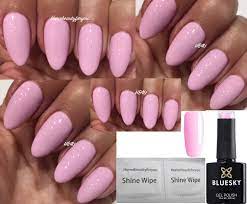 bluesky gel nail polish pink cake pop