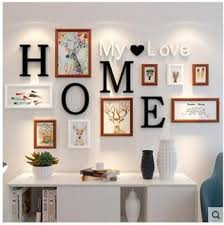 9pcs love home wall frames ideias