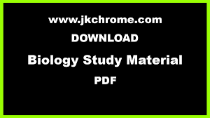best biology study material pdf for