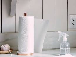 Marble Metal Paper Towel Holder