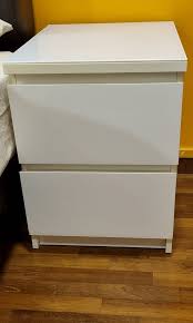 Ikea Malm Drawers White With Glass