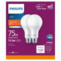 Food 4 Less Philips 12 2 Watt 75 Watt A21 Led Light Bulbs 2 Pk