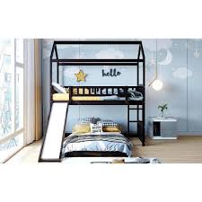 anbazar espresso twin bunk beds with