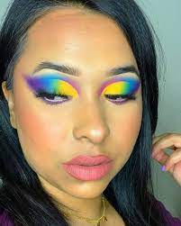 colourful eye makeup