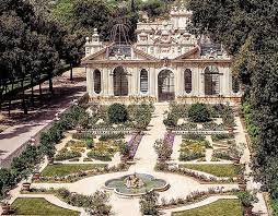 the gardens of the villa borghese rome
