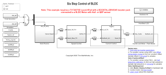six step commutation of bldc motor