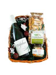 chardonnay single bottle gift basket