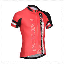 2014 Team Nalini Riding Clothing Bike Jersey Red
