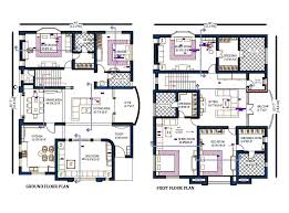 40 X50 Architecture House Plan Drawing
