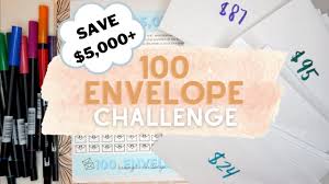Be creative and place your completed envelopes in a bank, jar, box or any savings container you desire. 100 Envelope 52 Week Savings Challenge 2021 Saving 6 428 Youtube