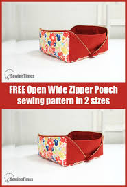 open wide zipper pouch sewing tutorial