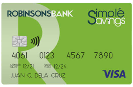 Robinson's Bank Visa Card 