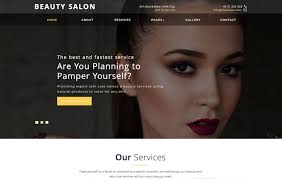 beauty salon free css template free