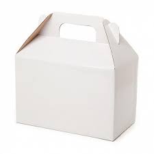 white gable box large 9 x 6 x 6