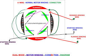 motor winding connection diagram all