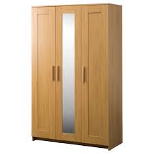 Looking for wardrobes for small bedroom indian style? Brimnes Oak Effect Wardrobe With 3 Doors 117x190 Cm Ikea
