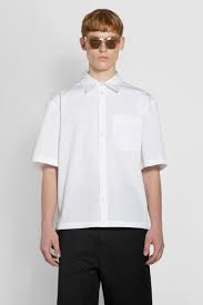 Bottega Veneta Man White Shirt