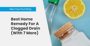 best home remedy for a clogged drain