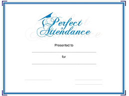 Award Your Student Or Employee For Perfect Attendance This