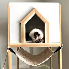 easy diy cat tree wood house cat