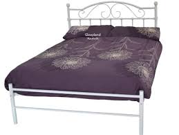 White Sus Metal Bed Frame 4ft6 Double