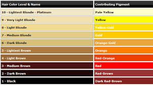 Goldwell Underlying Pigment Chart Nrp Chart