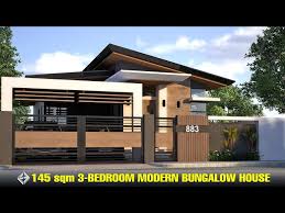 Modern 3 Bedroom Bungalow House Design