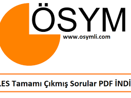 ALES Çıkmış Sorular PDF İNDİR ( Ücretsiz ) | Osyml