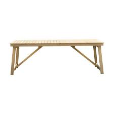 Rectangle Wood Outdoor Dining Table