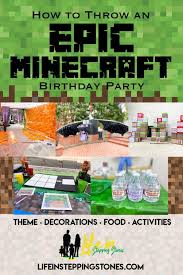 Epic Minecraft Birthday Party