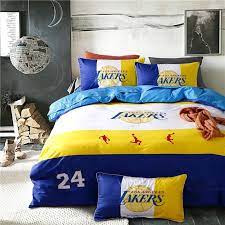los angeles lakers basketball bedding