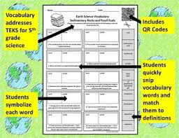 5th Grade Earth Science Staar Sedimentary Rocks And Fossil Fuels Freebie