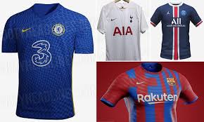 If you are looking for barça's home shirt, the away shorts or the goalkeeper kit, we have all fc. Chelsea S 2021 22 Kit Is Leaked With A Striking Zig Zag Pattern In Raft Of Nike Designs Daily Mail Online
