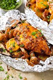 Baked Chicken In Foil gambar png
