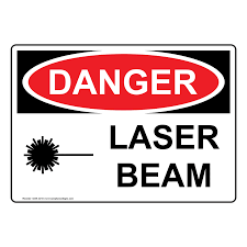 danger invisible laser radiation sign