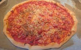 recette pizza jambon mozzarella maison