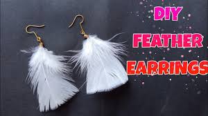 I started making feathered hair clips, brooches, earrings, headbands, cocktail hats, necklaces, etc there is something about feathers that is always fun and always fashionable. Diy Feather Earrings