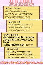 Cute Font For Your Smartphone Heavenly Heavens