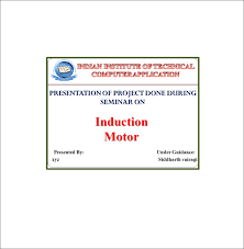 induction motors seminar report with
