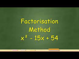 Quadratic Equations Factorization