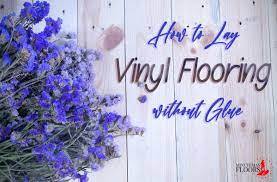 glueless vinyl flooring how to install