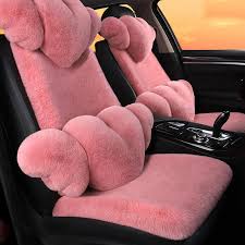 Universal Faux Fur Car Seat Plush Auto