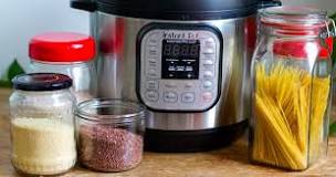 How do you cook grains in a pressure cooker?