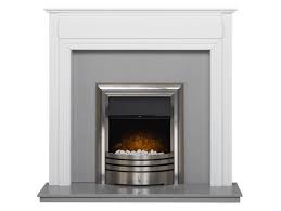 honley fireplace in pure white