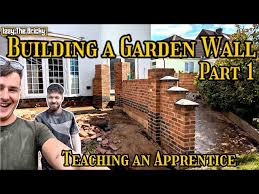 Garden Wall Footings Construction