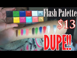 makeup for ever flash palette dupe