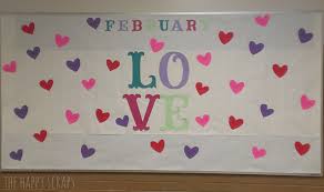 February bulletin board with valentine's theme. February Bulletin Boards Induced Info
