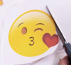 To make the cards, you can cut out the pictures, and glue them to a heavier paper or you can use cardstock. Free Emoji Fan Printables Our Peaceful Planet
