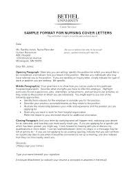 New Nurse Cover Letter Sample Simple Resume Format
