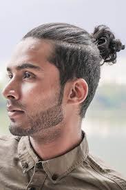 men s updos for long hair a simple